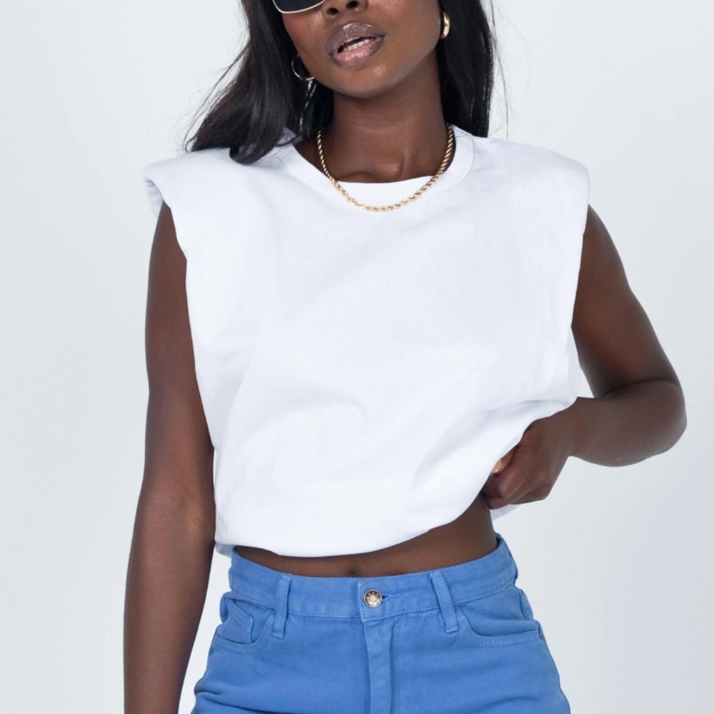 NWT princess polly white top size 2